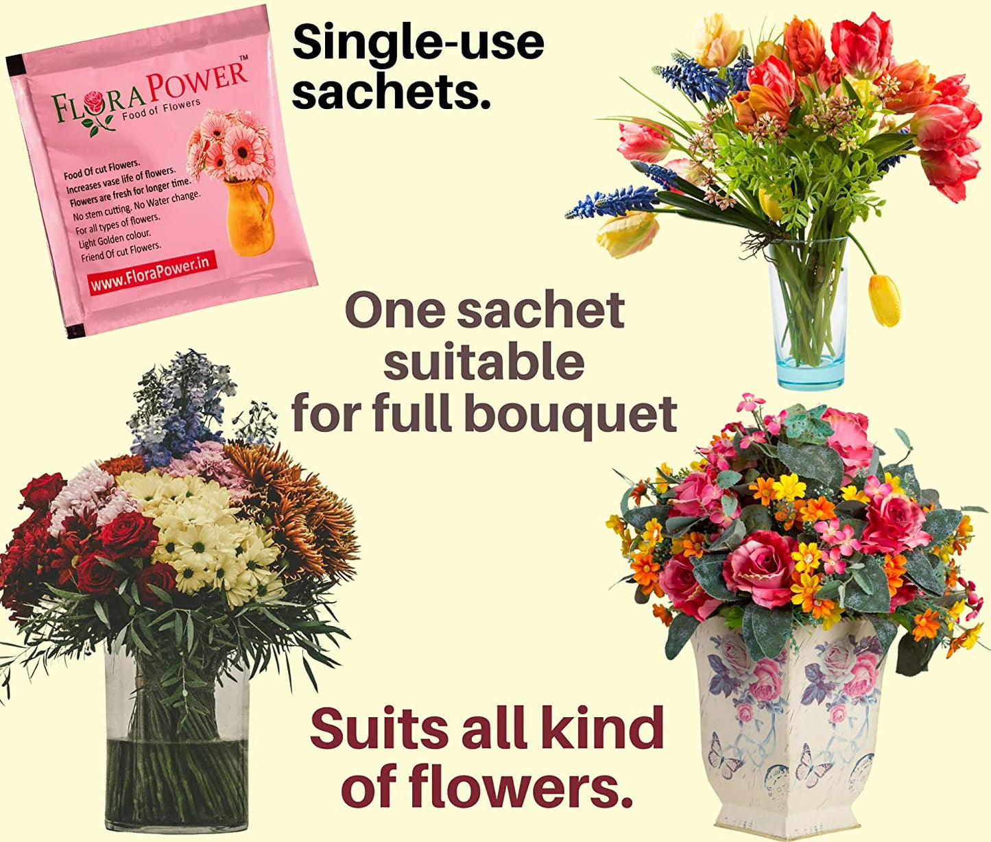 FloraPower - Pack of 44 sets