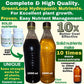 Hydroponic Nutrients LEAFY-200, Pack of 30 sets