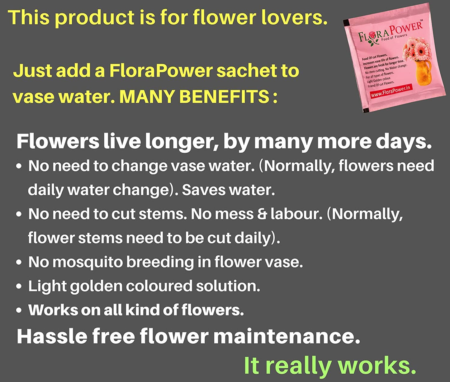 FloraPower - Pack of 44 sets